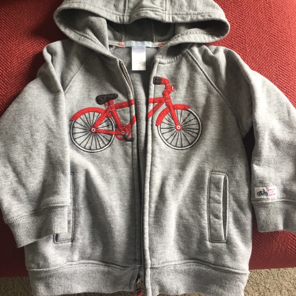 Janie & Jack Bike hoodies